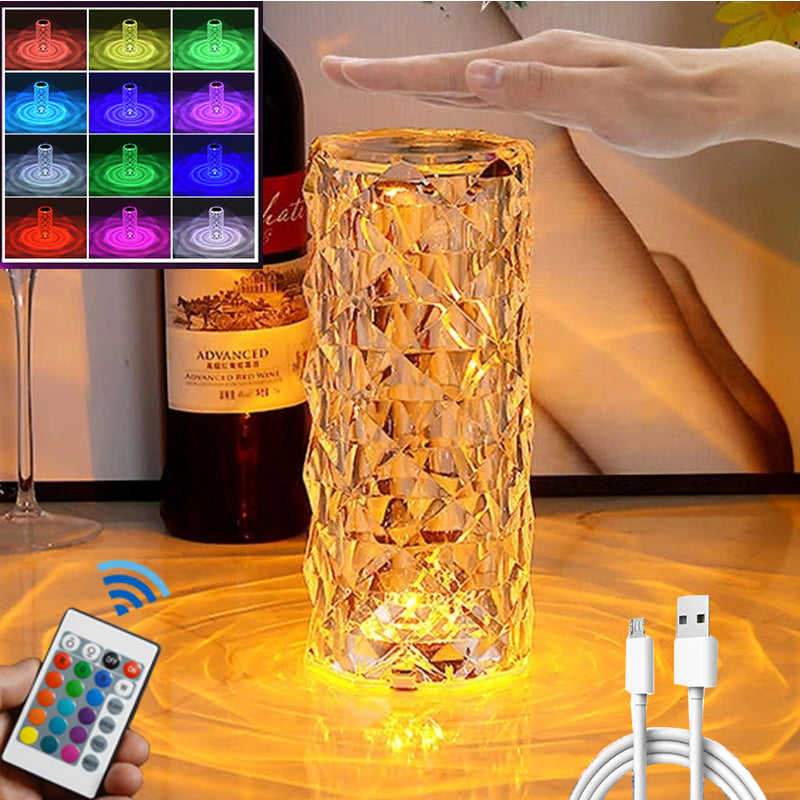 LED Crystal Table Lamp Adeeba's Collection