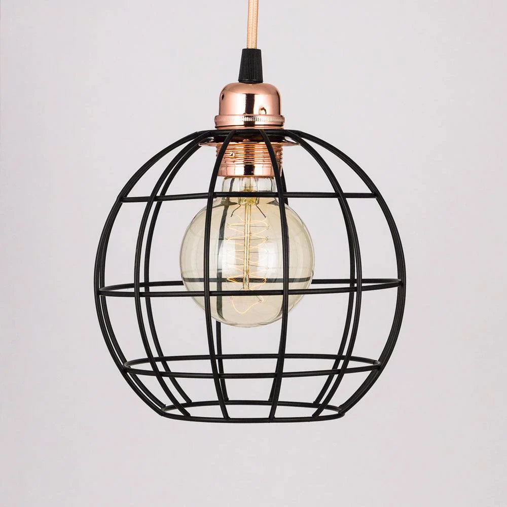 Black Iron Edison Lamp Shade My Store