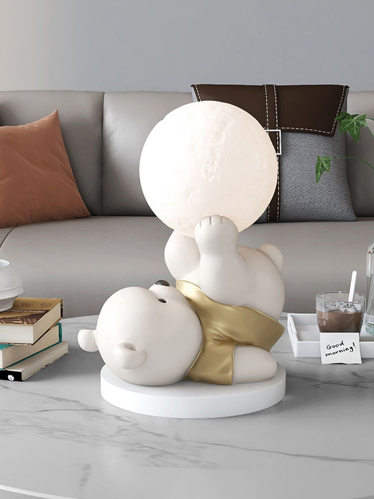 Home Decor Vitality Bear Statue Desktop Decorations Cartoon My Store