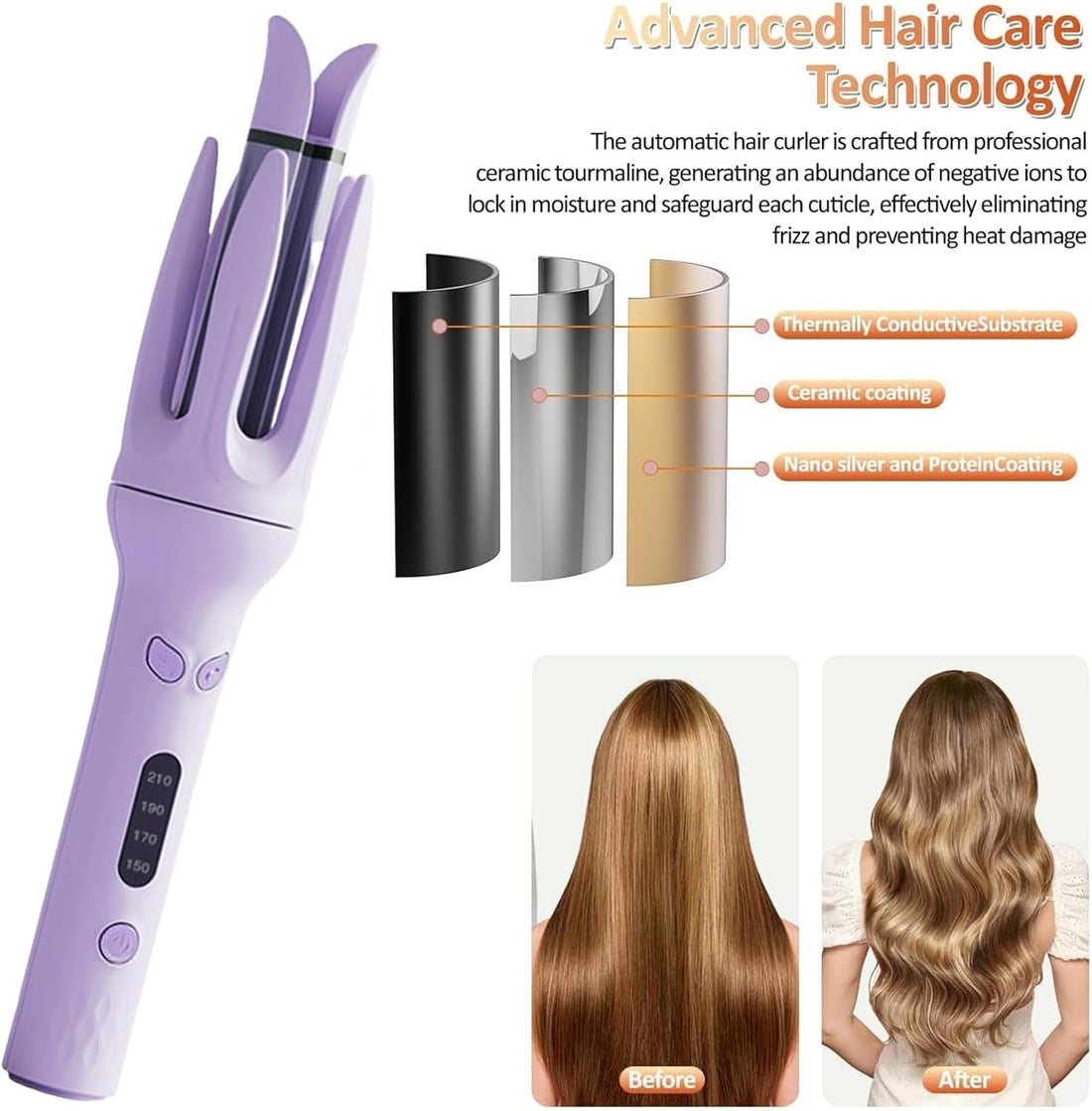 Automatic Curling Iron Trendy Zone