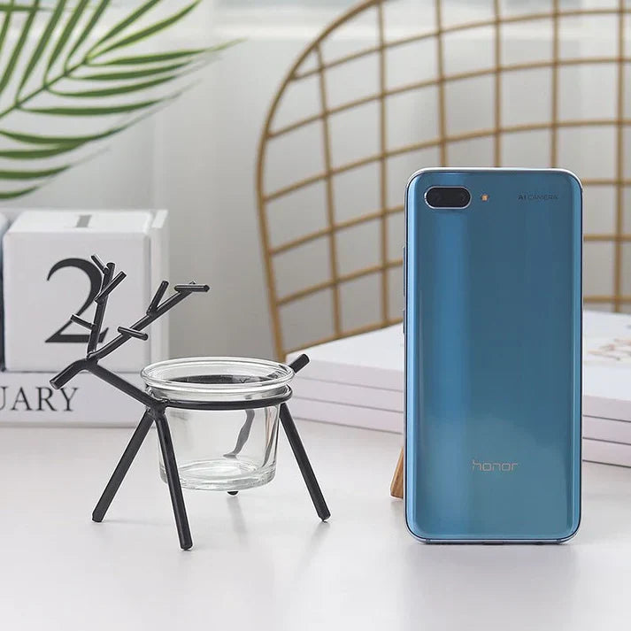 Wrought Iron Fawn Candle Holder UAE